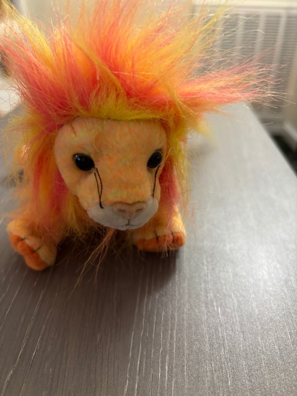 Millennium edition, TY beanie baby lion bushy